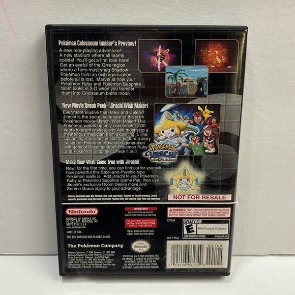 Pokemon Colosseum Gamecube Game - Picture 2 of 3